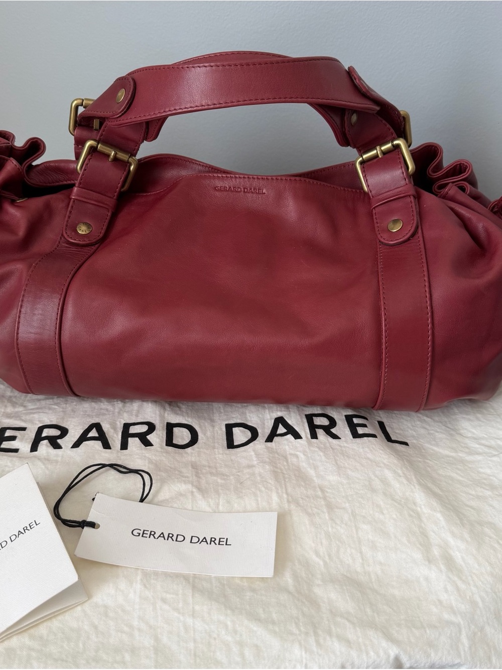 Gerard Darel Le 24H Shoulder Bag | Bordeaux